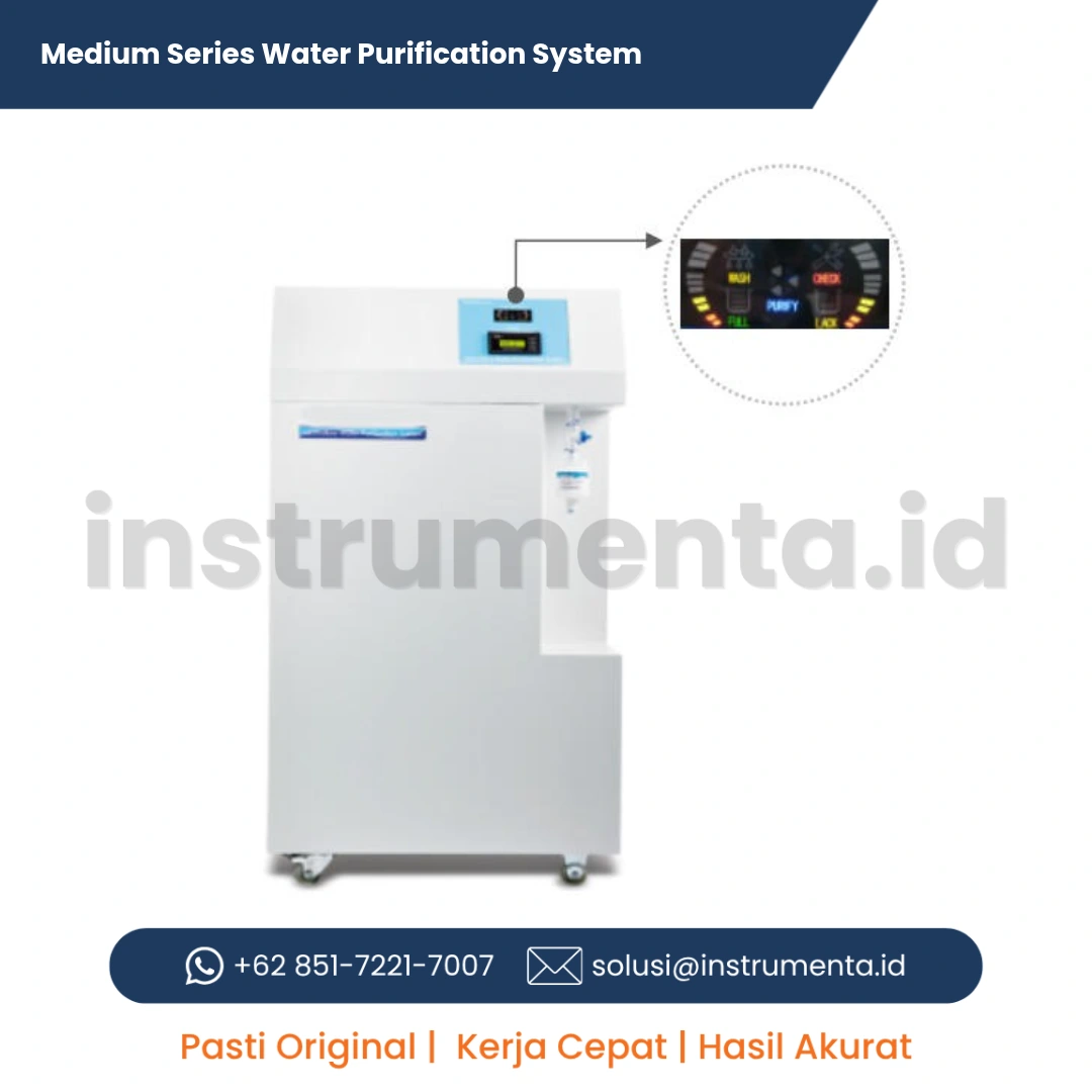 Jual Medium Series Water Purification System Distributor Resmi Alat Pemurni Air Laboratorium High Purity Ready Stock